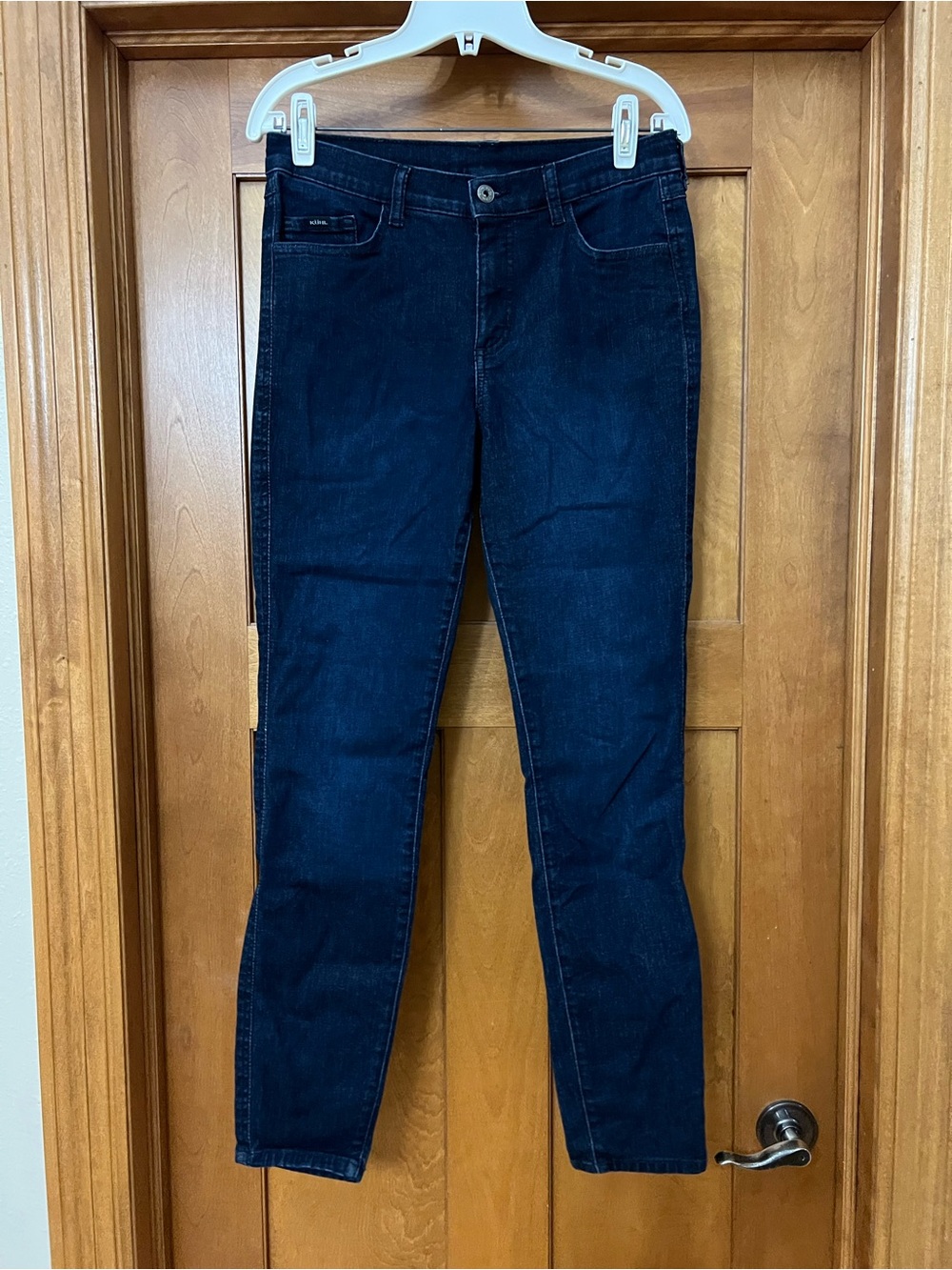 Kuhl Kontour Flex Denim Skinny Jeans Size 8 Regular Dark Wash
